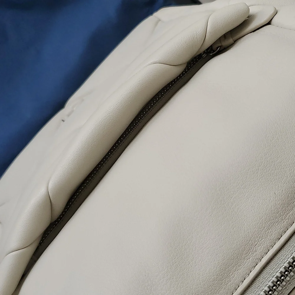 NWOT Cole Haan Small Grand Ambition Puff Quilted Leather Convertible Bac…